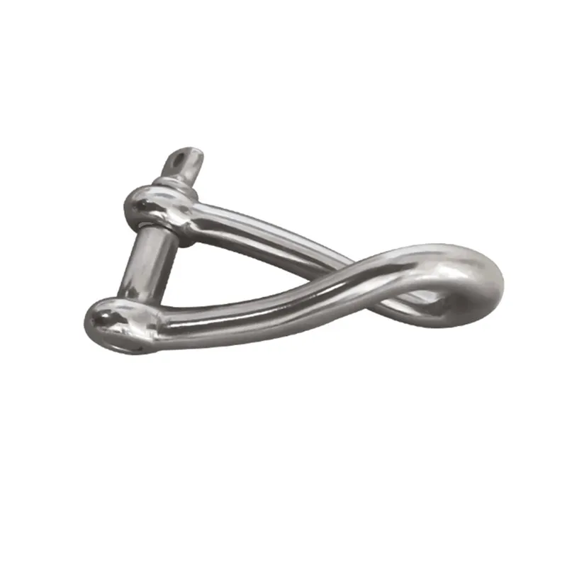 Marine Stainless SUS304/316 Captive Pin 90 Degree Twisted Shackle