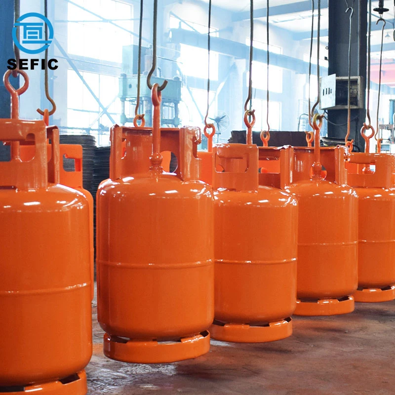 Factory Direct Sales 12.5kg Reusable Lpg Cylinders Liquefied petroleum gas cylinder LPG Steel Gas Bottle Tank
