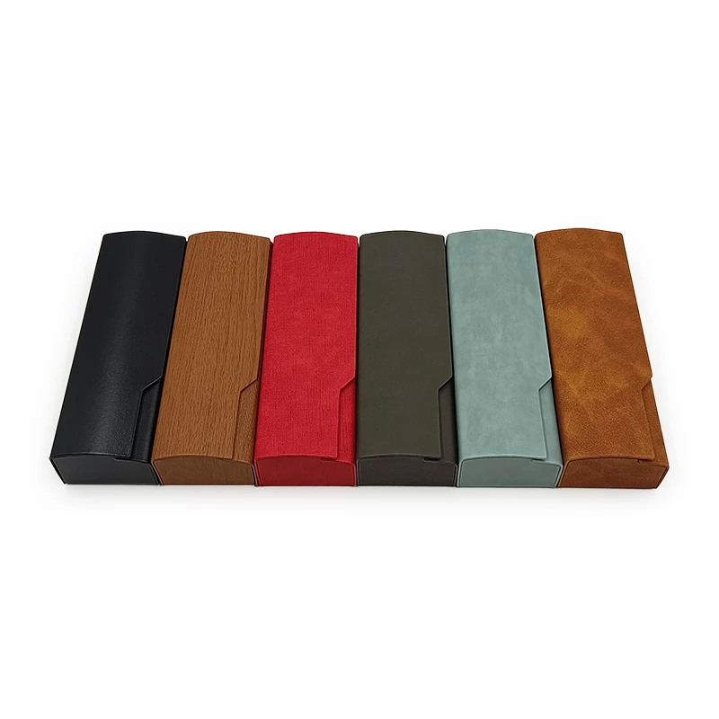 Popular Stock Hand Made Case Mix Color  Leather Eyeglass Case