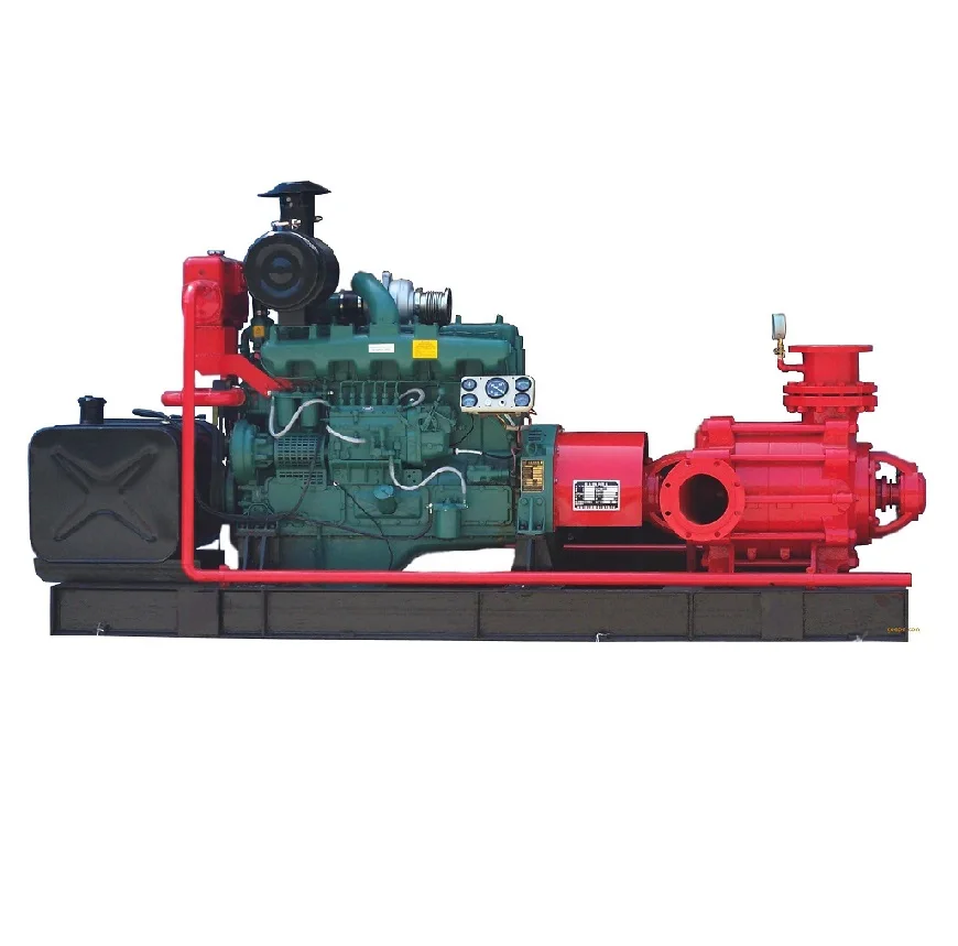 Diesel driven engine water centrifugal single stage  stainless steel pump