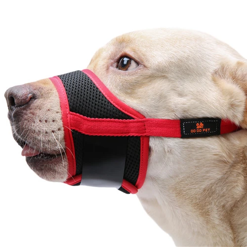 Amazon hot sale personalized customization fashionable soft nylon dog Muzzle open adjustable dog mesh muzzle for pets