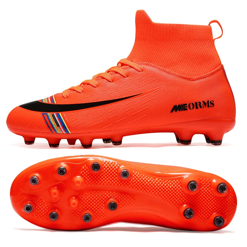 
YL Custom Design Unisex Youth Athletic Lightweight Outdoor/Indoor Turf Comfortable Casual Cleats Soccer Shoes 