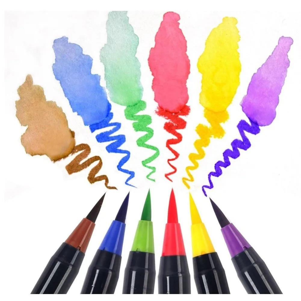 
Professional 20 Colors Art Kids Watercolor Brush Pen With One Gift Brush Pen 