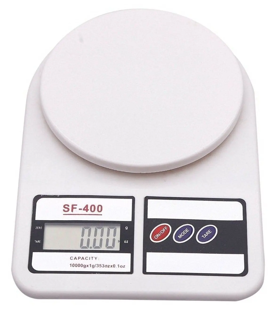 SF400 Household Food Weighing Kitchen Scale Plastic Electronic Kitchen Scale Waterproof For Kitchen Accessories