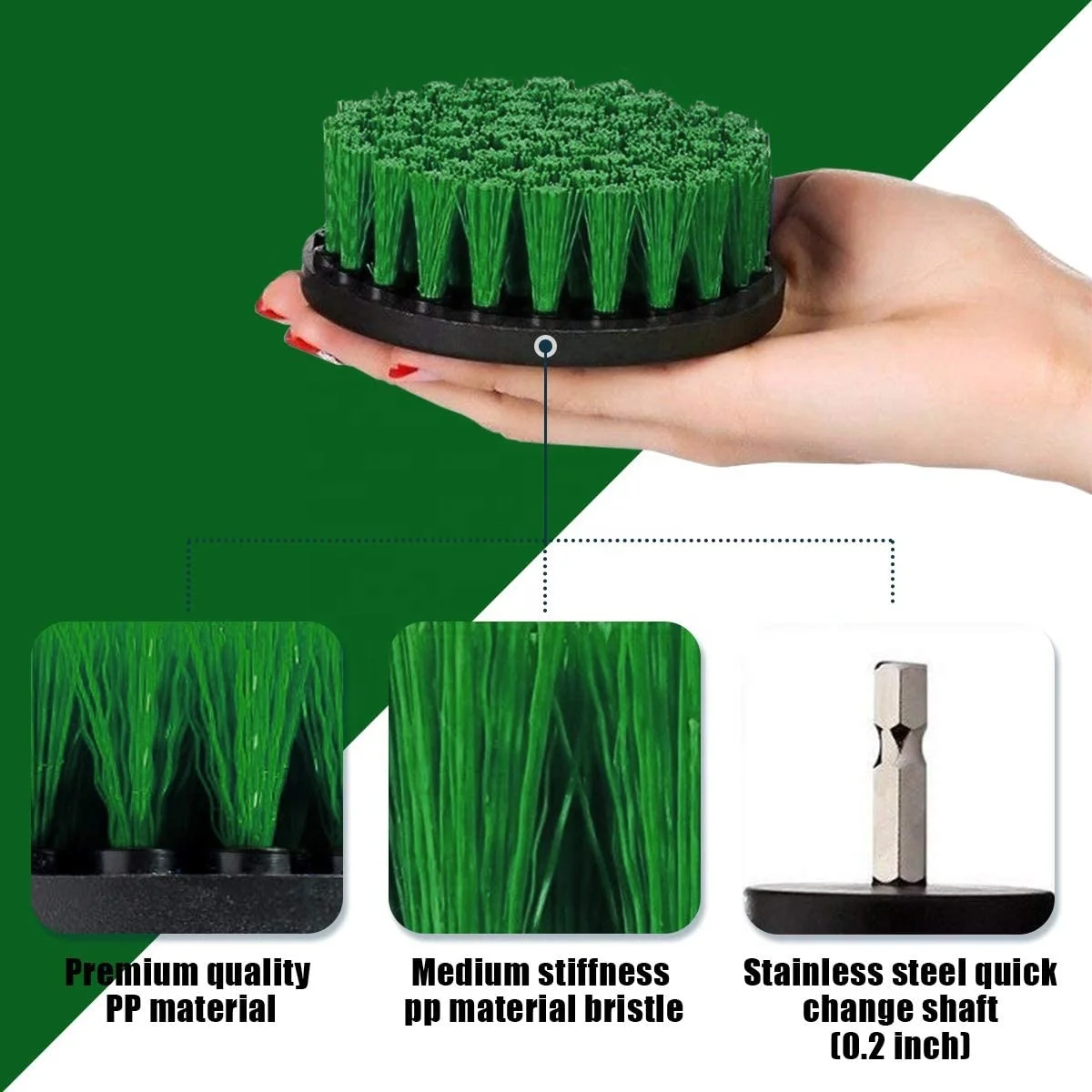 Scrub Pads Power Scrubber Kit Car Detailing Car Brush Tool Electric Cleaning Drilling Brush