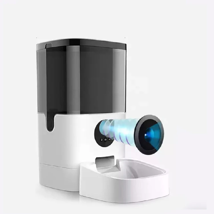 Newest Remote App Control Automatic Pet Feeder Automatic Smart Pet Feeder Wifi Control Dog Cat Food Feeder with Camera