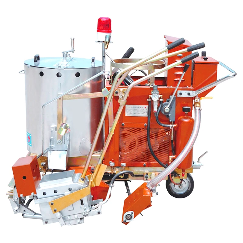 HW Thermoplastic Self-propelled Convex line marking vibration road marking paint machine for city roads