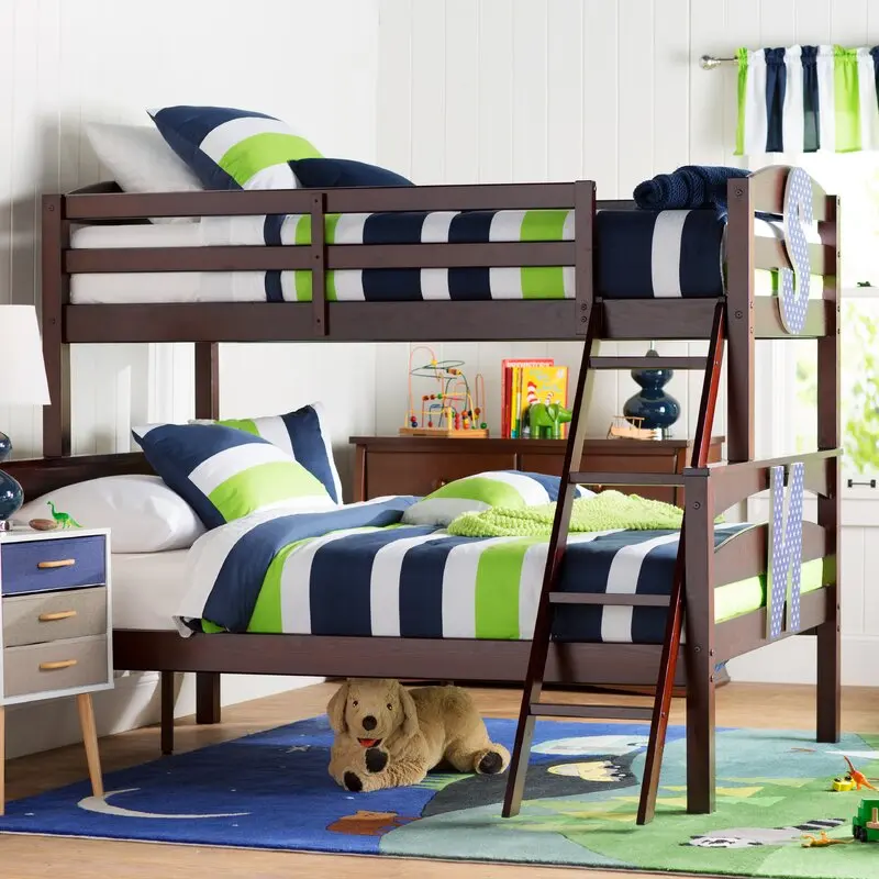 Bedroom Solid Wood Children Twin Bunk Bed Lit Superpos Enfants