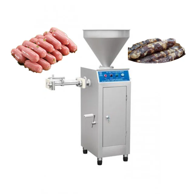 2-5 years guarantee manual automatic electric hydraulic  sausage machine  making sausage with line and twist  machine for sales