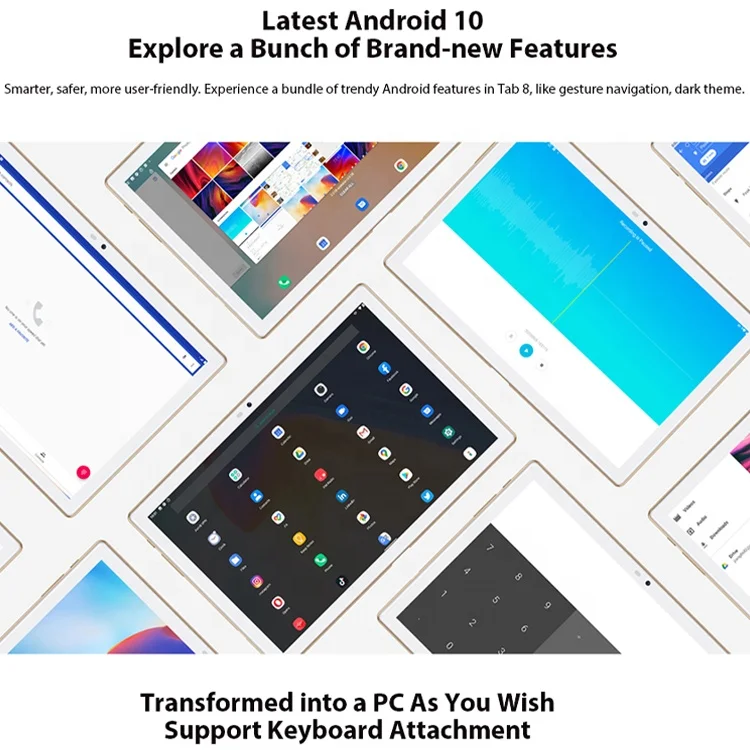 Коло дешевая детская Google Play 4G тонкий телефонный звонок планшеты 4 Гб оперативной памяти 64 встроенной 13.0MP 6580 мА/ч планшетный ПК с системой андроида 10 дюймов Blackview Tab