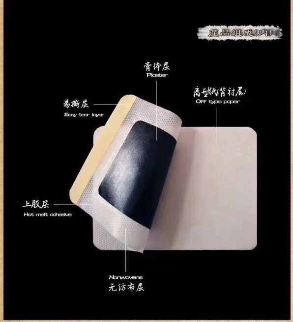 Ointment Natural Chinese Herbal Far Infrared Physiotherapy Patch for Muscle  Pain and Back Pain of Active Recovery Patches