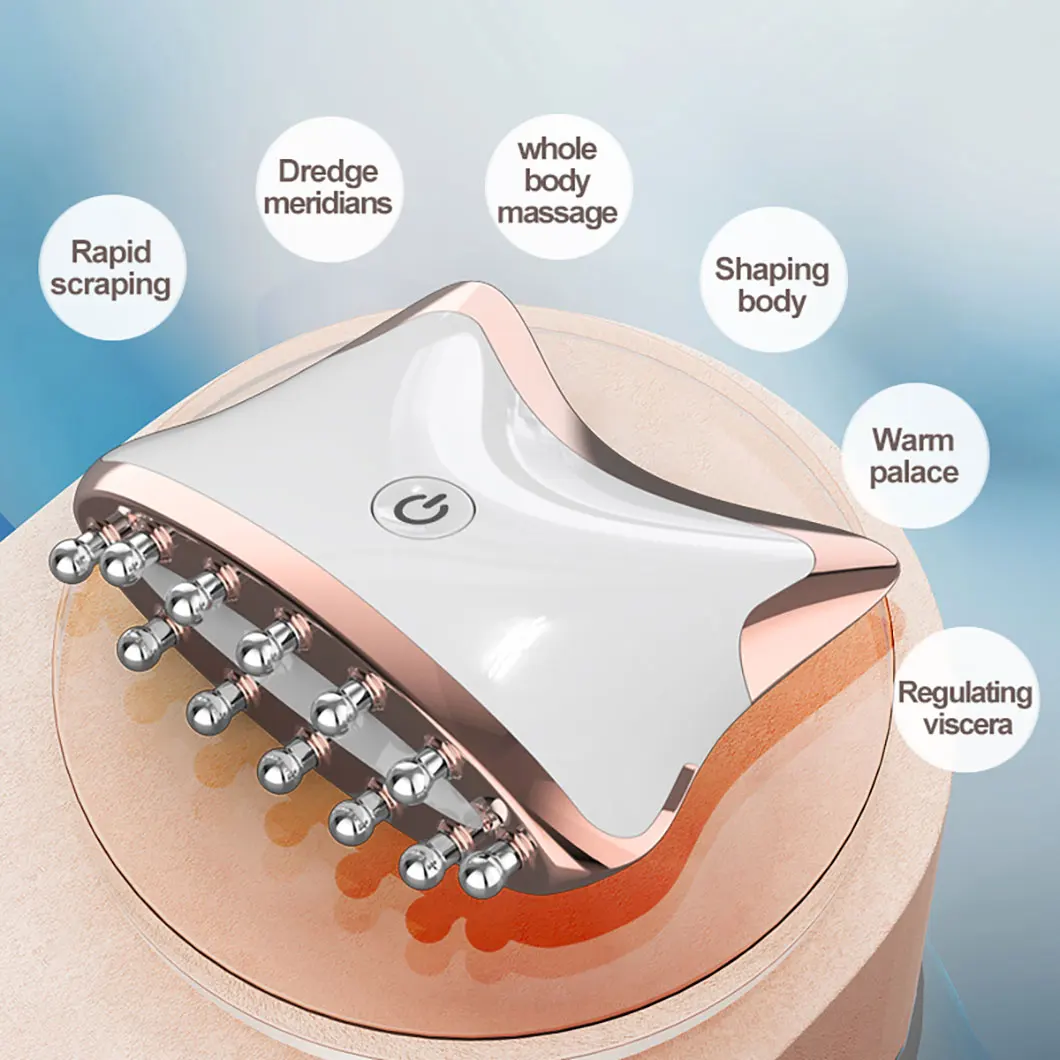 EMS new face massager 2024 red light body foot eye massage mini machine face vibration massager
