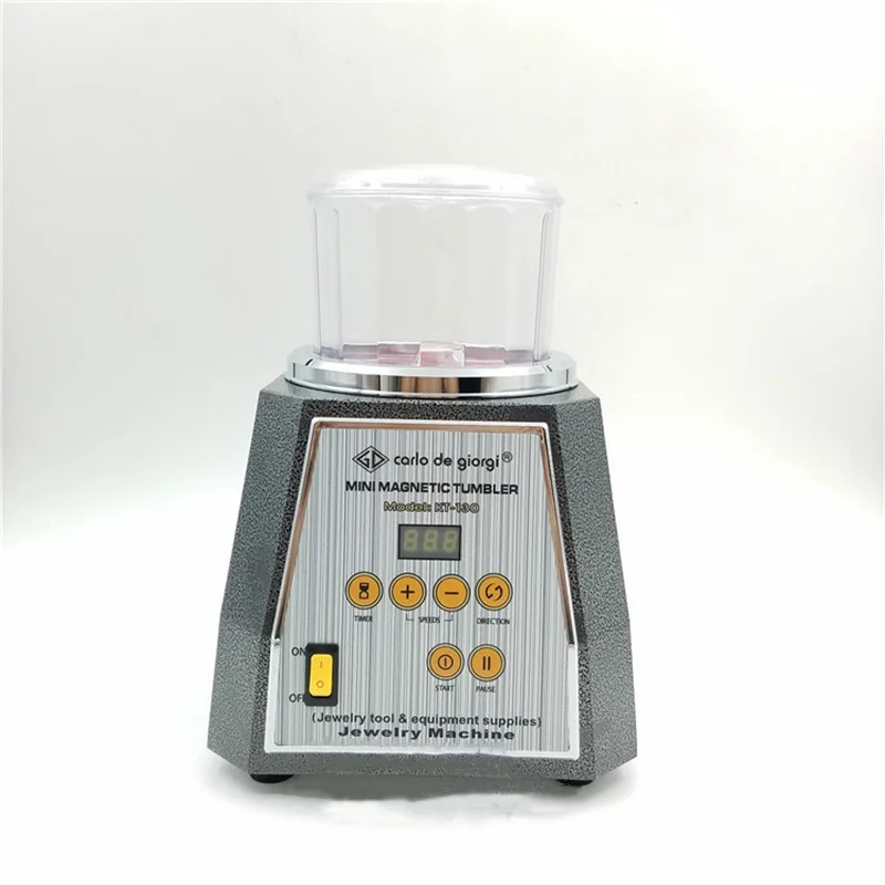 Factory Outlet Lasting Magnetic Tumbler Machine KT-130 Jewelry Cleaner Magnet Polish Machine
