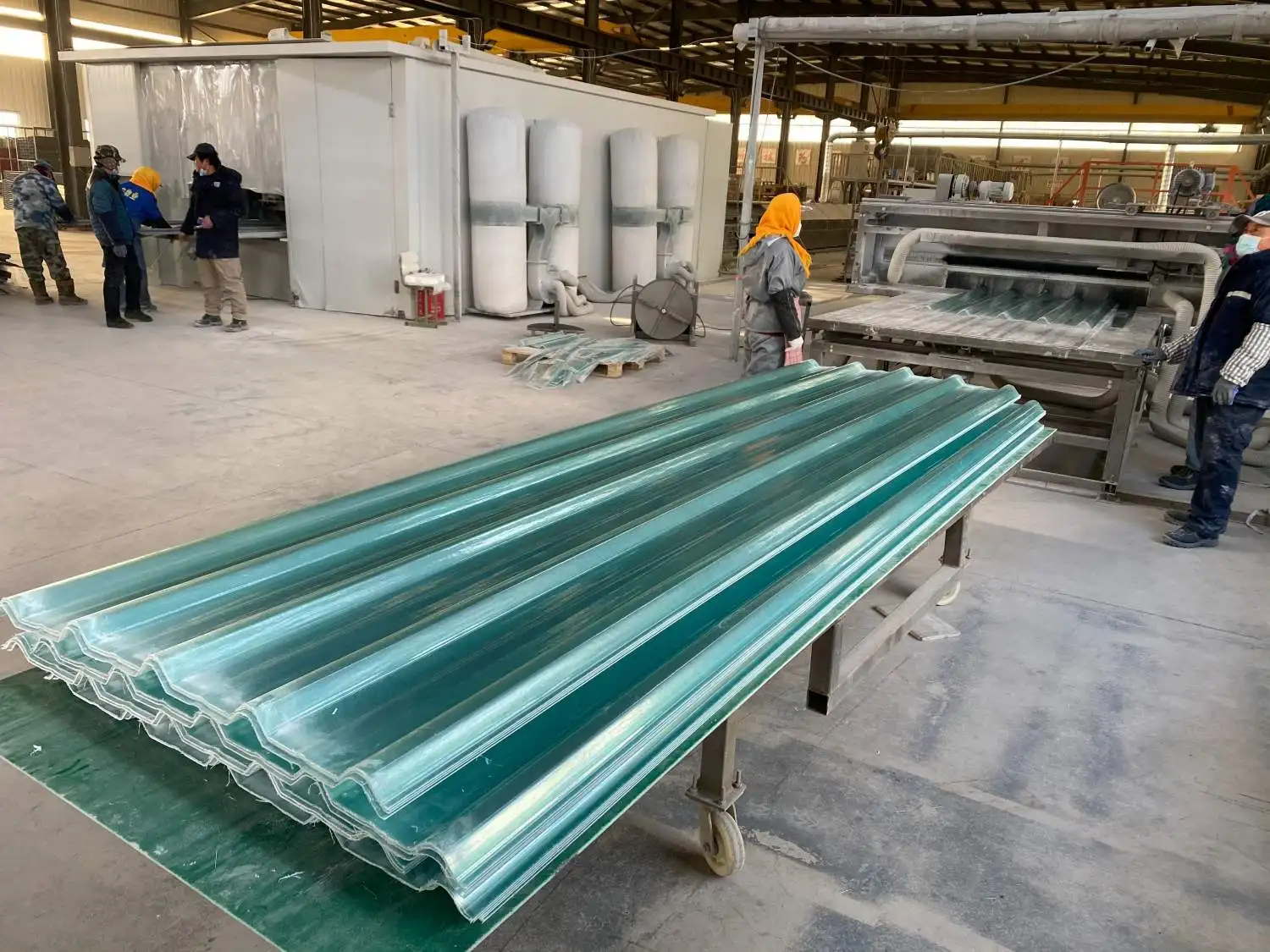 LCL fiber corrugated sheet roof/flexible waterproofing roof sheet/plastic shed roof