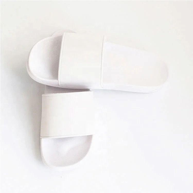 High Quality Custom Logo Flat Fabric Tape Ladies Slides Slipper Sandals Indoor women slippers