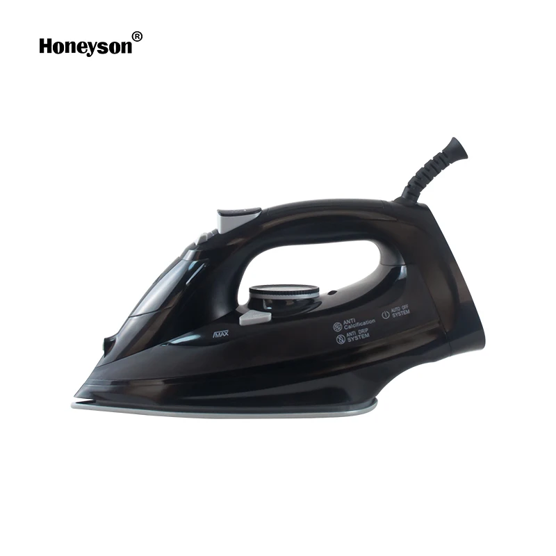 
Honeyson new hotel guest supply black electric steam iron 320ml 