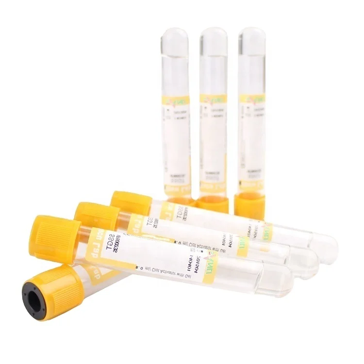 Disposable Medical supplies SSGT Blood Collection Tube vacuum vacutest vaccutainer tubes clot activator and gel