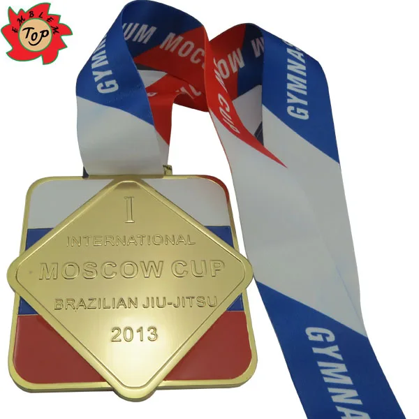 High quality Custom Cheap BJJ Jiu-Jitsu sports baseball running medal /color enamel award /blank medals custom