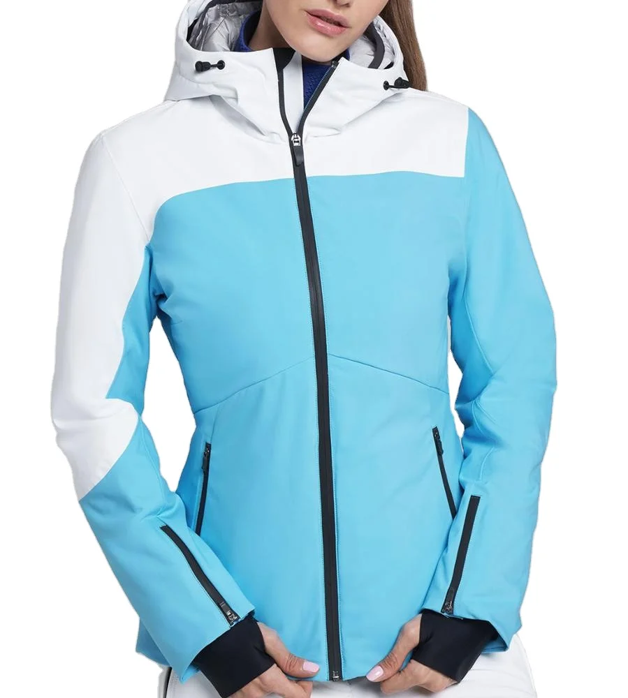 High Quality Winter Hooded Sports Snow Jacket Fashion Waterproof Breathable Women Ski Jacket