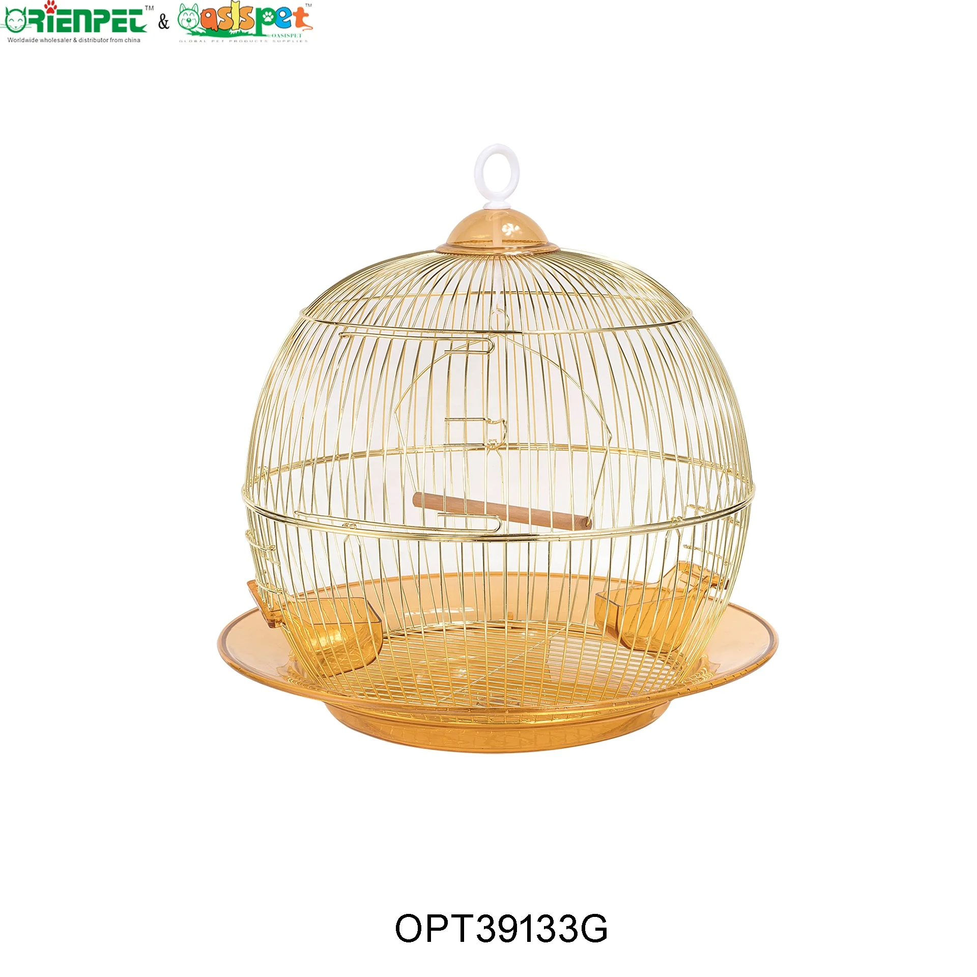 ORIENPET & OASISPET Pet wire bird round cage Golden Ready stocks OPT39133G Pet cage
