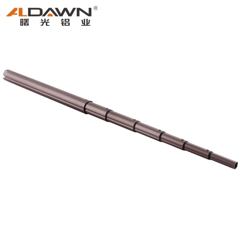 Anodized Powder Coated Pipe Tube Rectangular Aluminum Extrusion Tubing