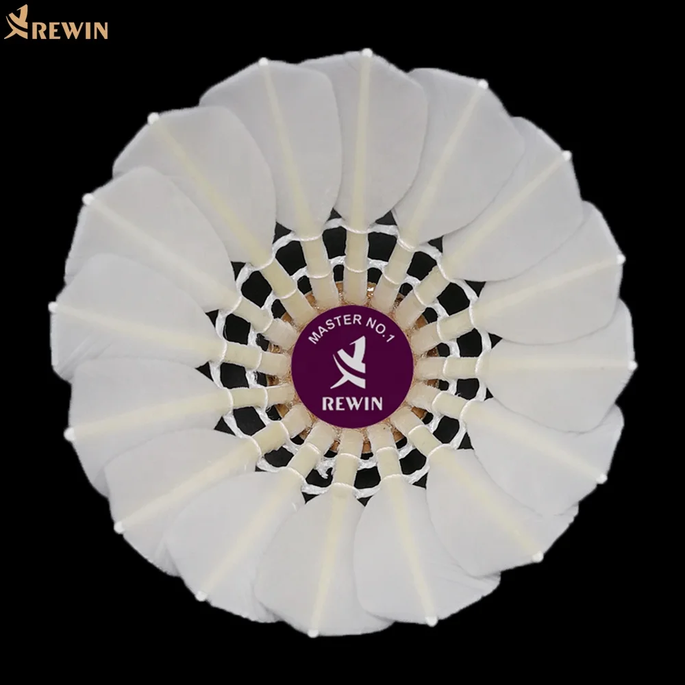 M1 Top Grade Goose Feather Badminton Shuttlecock Birdies For Tournament similar As Eg1130 High-quality and Good Hitting-feeling