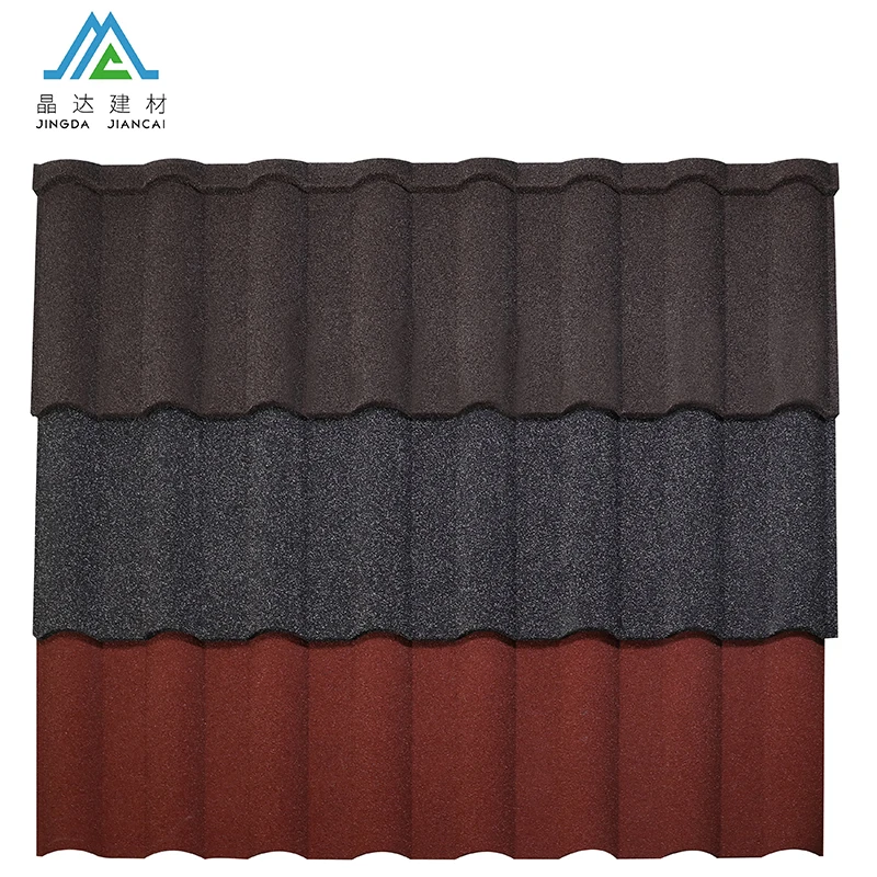 Bangladesh Malawi Iron Galvanized Corrugated Sheet Color Stone Coated Metal Roof Tile