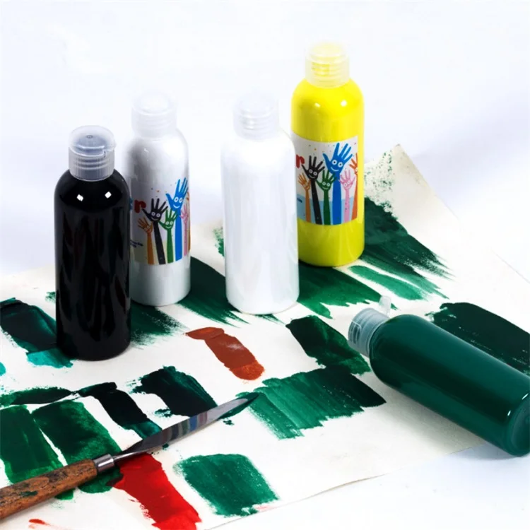 Non-Toxic Liquid Poster Paint Washable Tempera Paint Kit For Kids Finger Painting