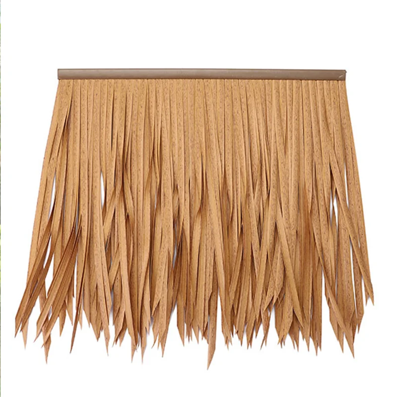 Inexspensive Thatch Fireproof Retardent Thatch Roof Synthetic For Beach Hot Spring Decoration