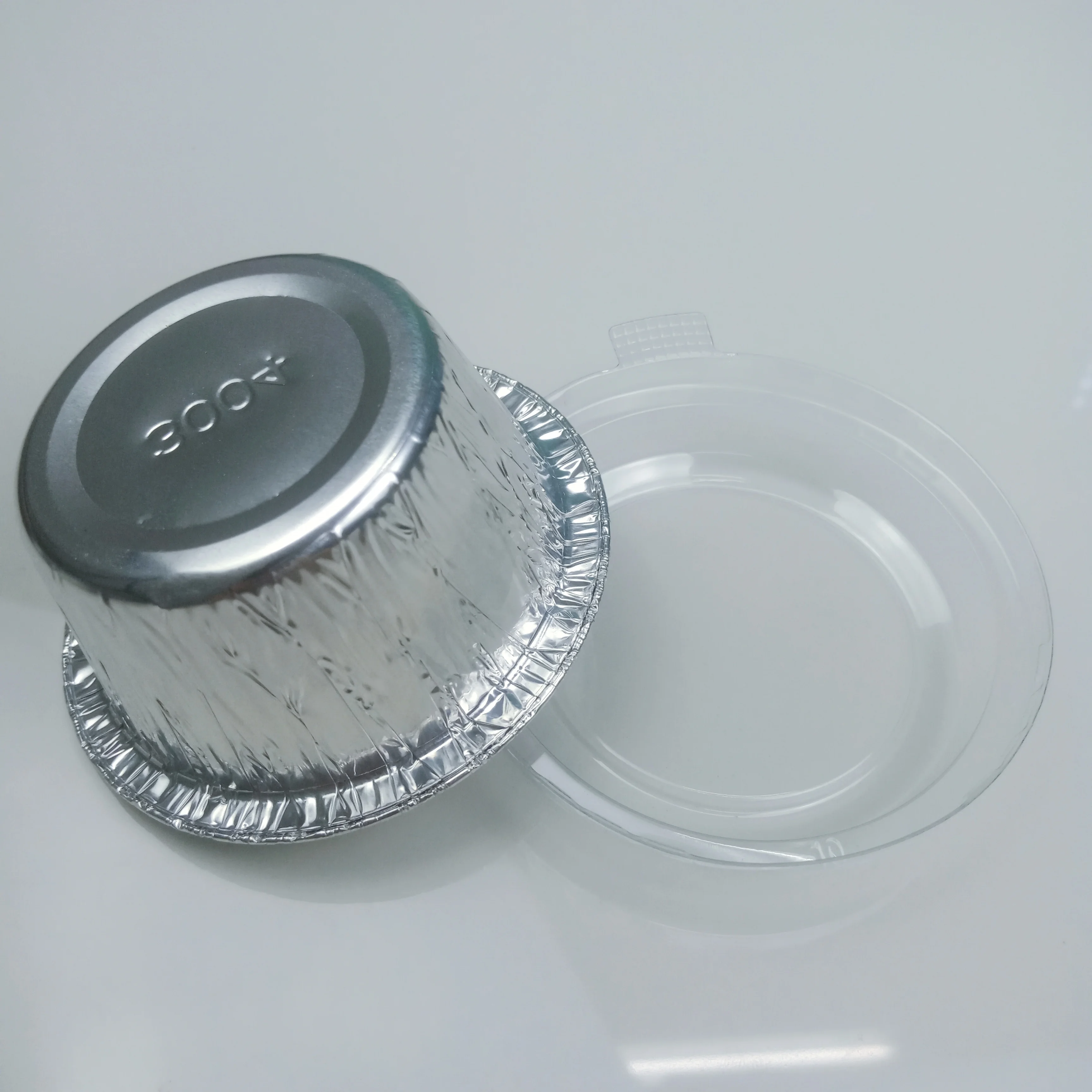 85*40mm 150ml mini Pudding cake Cup with  plastic lid Muffin Cupcake Baking  cover lid Disposable aluminum cup round cake model