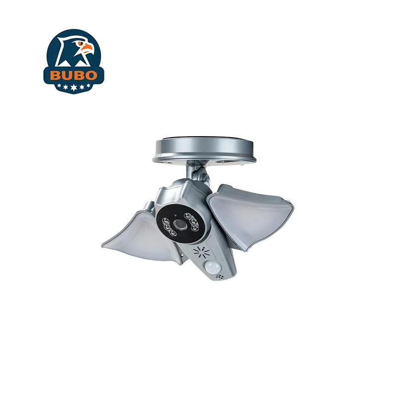 
Bubo 360 Degree Adjustable Support Two-Way Voice Intercom Remote Operated Siren Playback Home Security Camera 