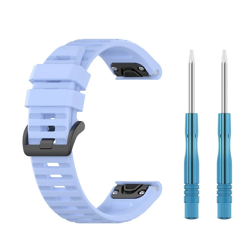 Silicone Watch Strap For Garmin Quatix 5/5 Sapphire/MARQ/Forerunner 935/945 Watch Band Wristband Belt 22mm With Tool Knife