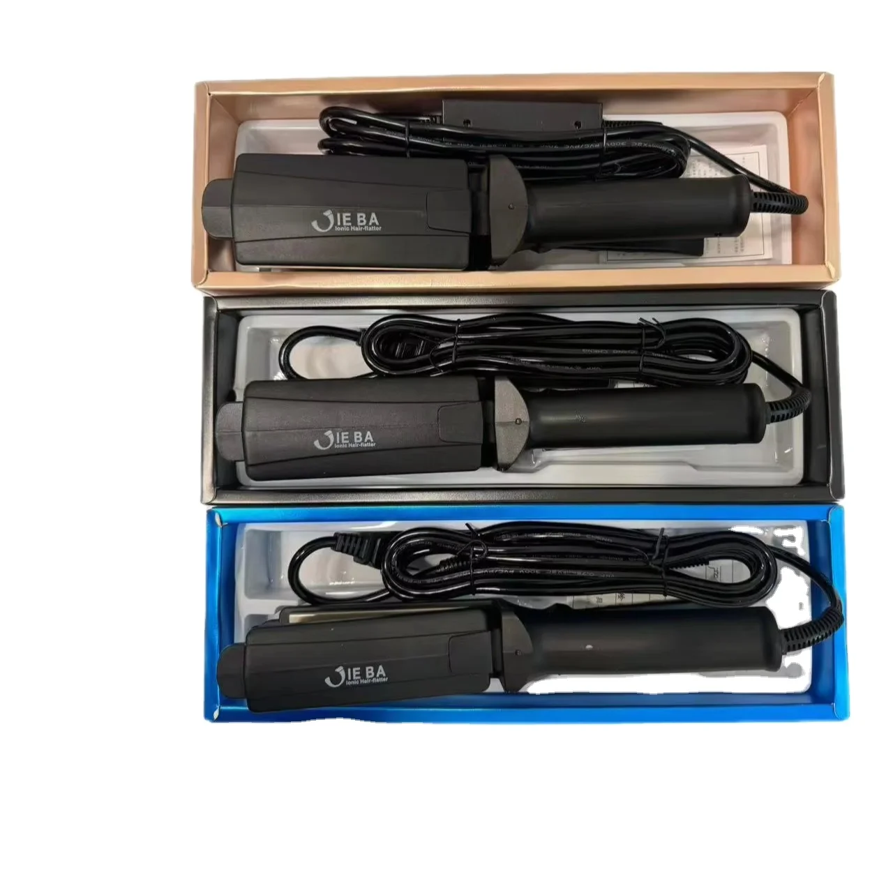 Jinke Jabbar Splint Hair Straightener Salon Grade Negative Ion Pull-Plate Clamp Comb for Hair Straightening