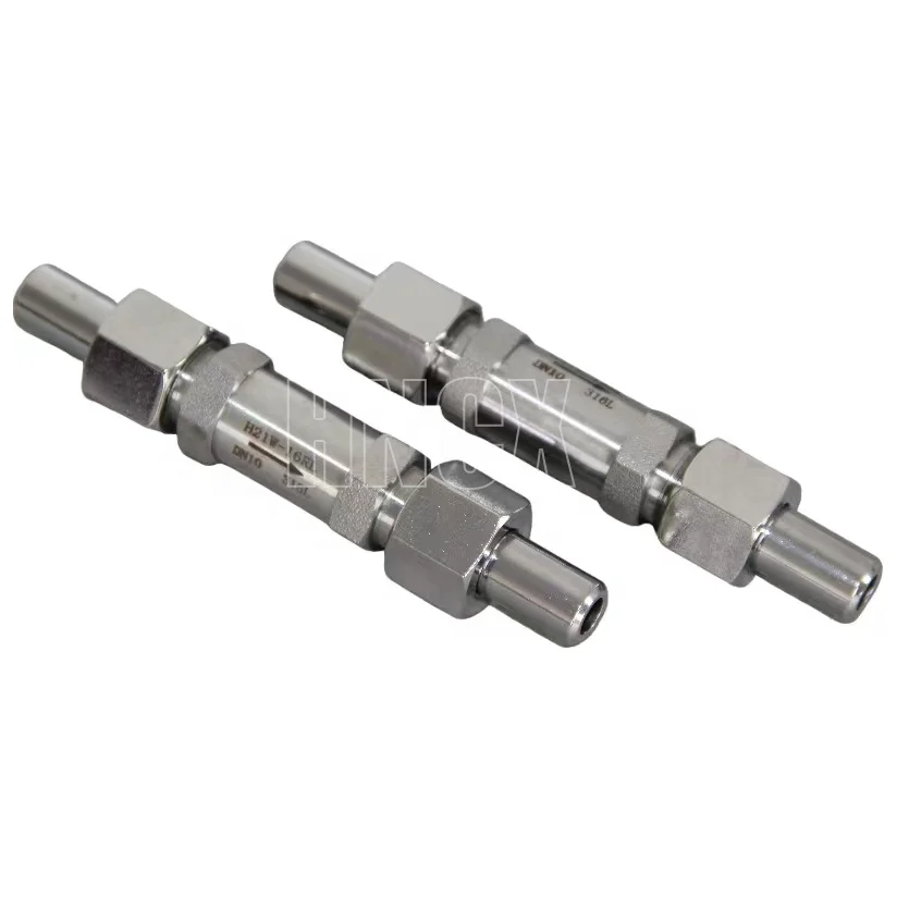 304/316L H21W-160P/320P внешняя резьба сварной обратный клапан высокого давления обратный клапан H21W обратный клапан