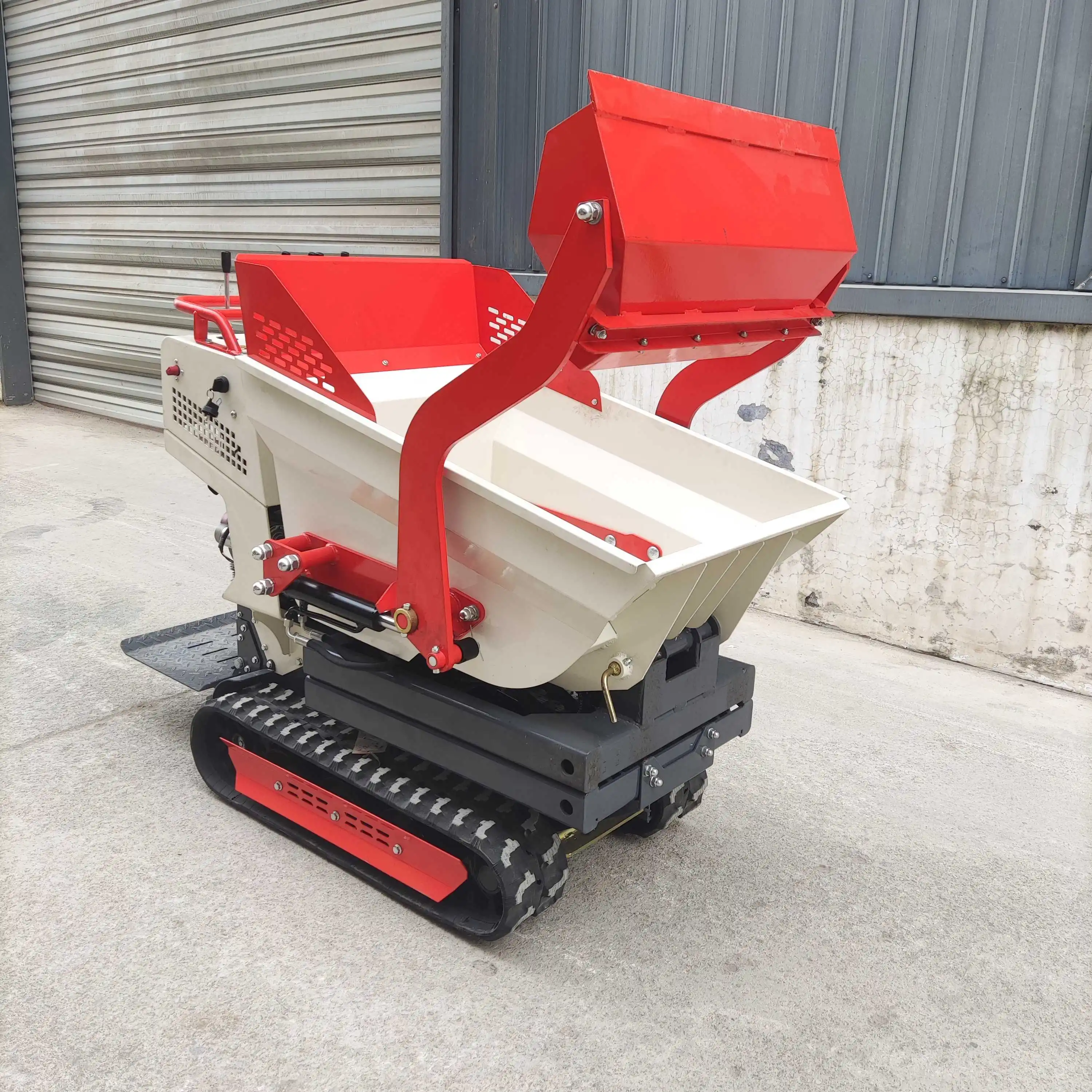 Dumper Truck Hydraulic  Mini  Crawler Dumper Transporter For Mine Cement Concr Crawler Dumper Truck