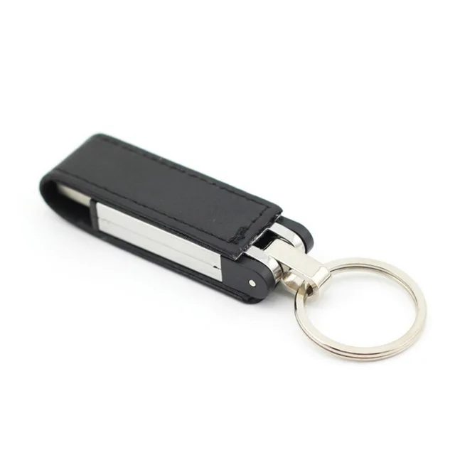 Деловой Подарок Пользовательский логотип искусственная кожа USB 2 0 3 k 8GB 16GB флэш-накопитель флэш-память палка с кольцом для