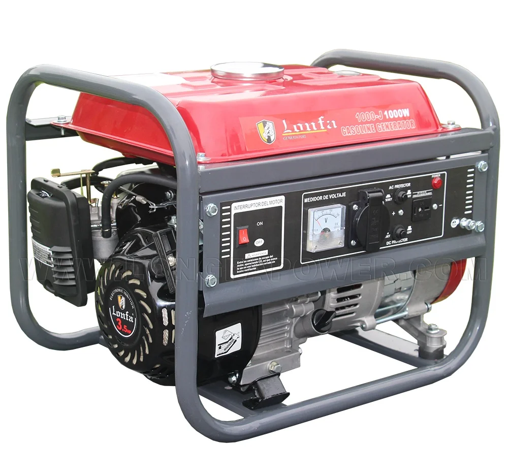 800 900 1000 1200 Watt Mini Portable Generator Air Cooled Ohv Single Cylinder Engine Gasoline Generator 0.8 Kw 0.9 Kw 1 Kw 1.2kw