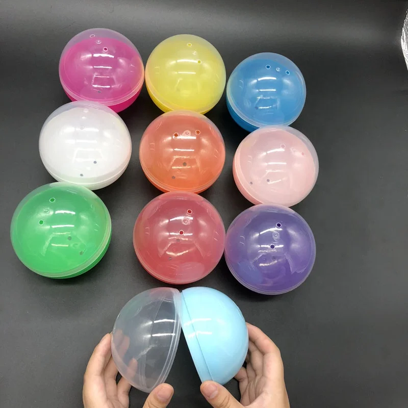 Kids Supplier Wholesale Twisting Ball 100mm Custom Plastic Capsule Vending Capsule Toys Empty Toy Capsules