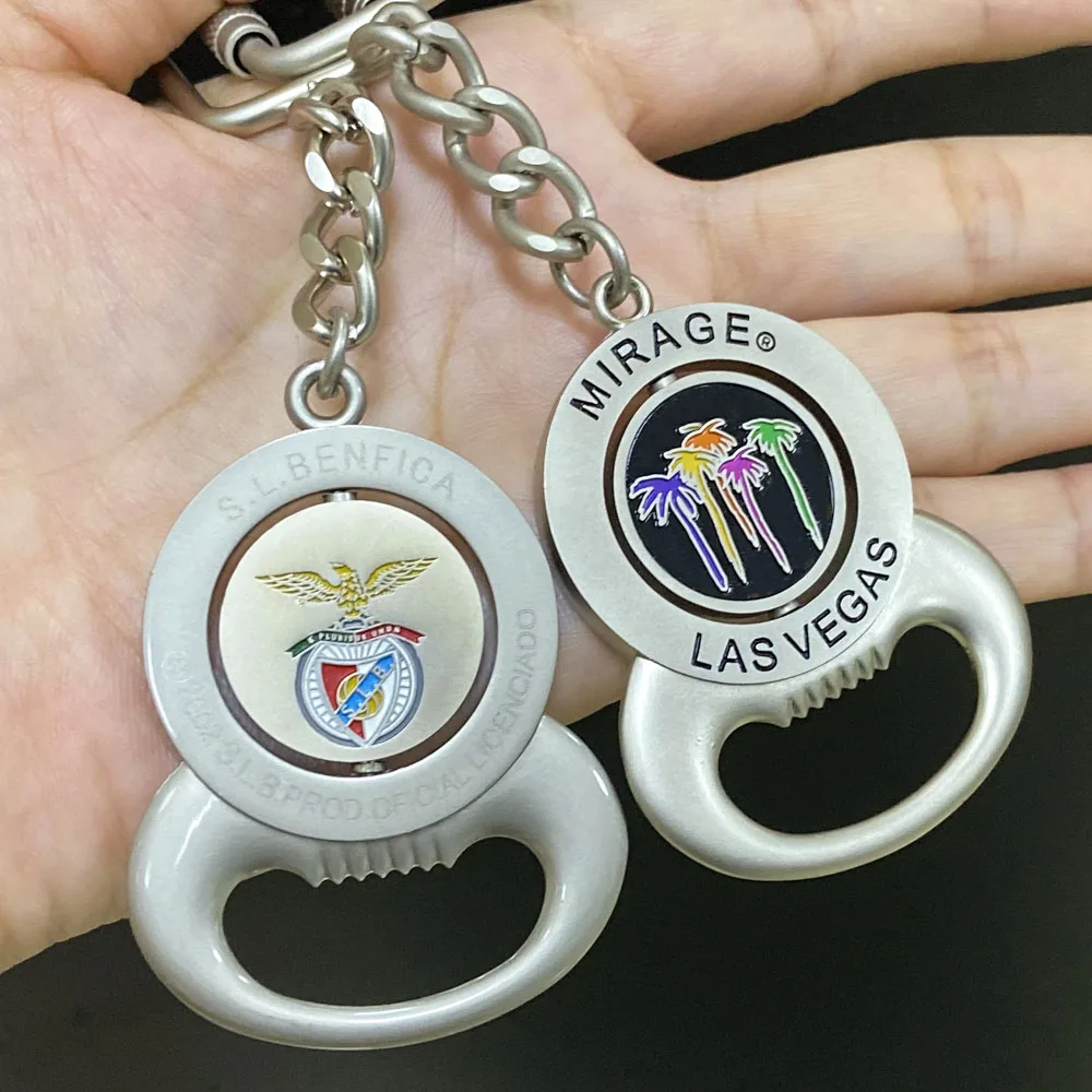 indonesia gold photo souvenirs metal keychain