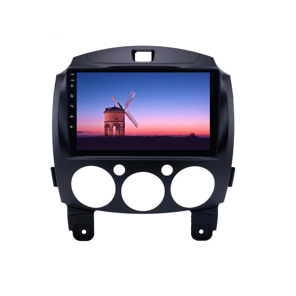 For Mazda 2 2007-2014 Car Gps Navigation Double Din Audio System Touch Screen Android Auto Radio
