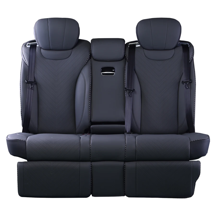 KIMSSY OEM Car Modification With Massage And Comfortable Head Rest Luxury Car Rear Seat Sofabed For Benz Sprinter