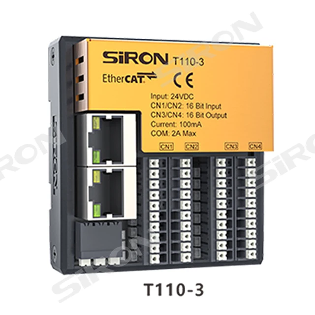 SiRON T110 ~T111 series Digital/analog Inputs And Outputs 8/16/32 Channels Ethercat Bus Couple  Bus Io Module