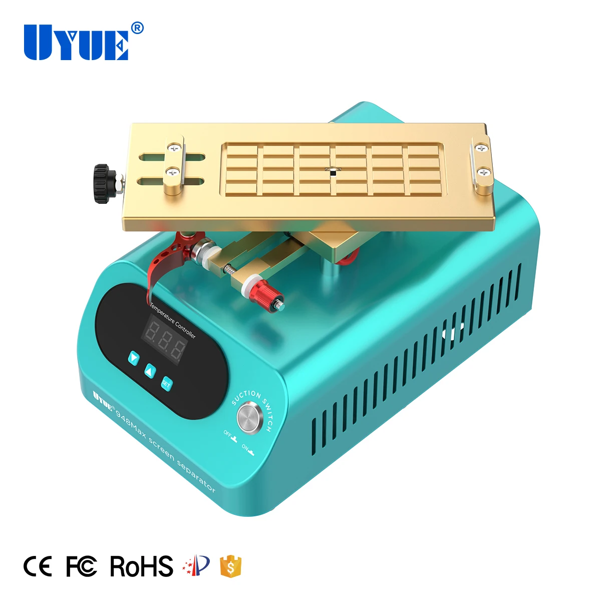 Прямая поставка с фабрики UYUE 948Max-2 вращающийся сепаратор экрана для замены ЖК-дисплея Samsung Edge и iPhone