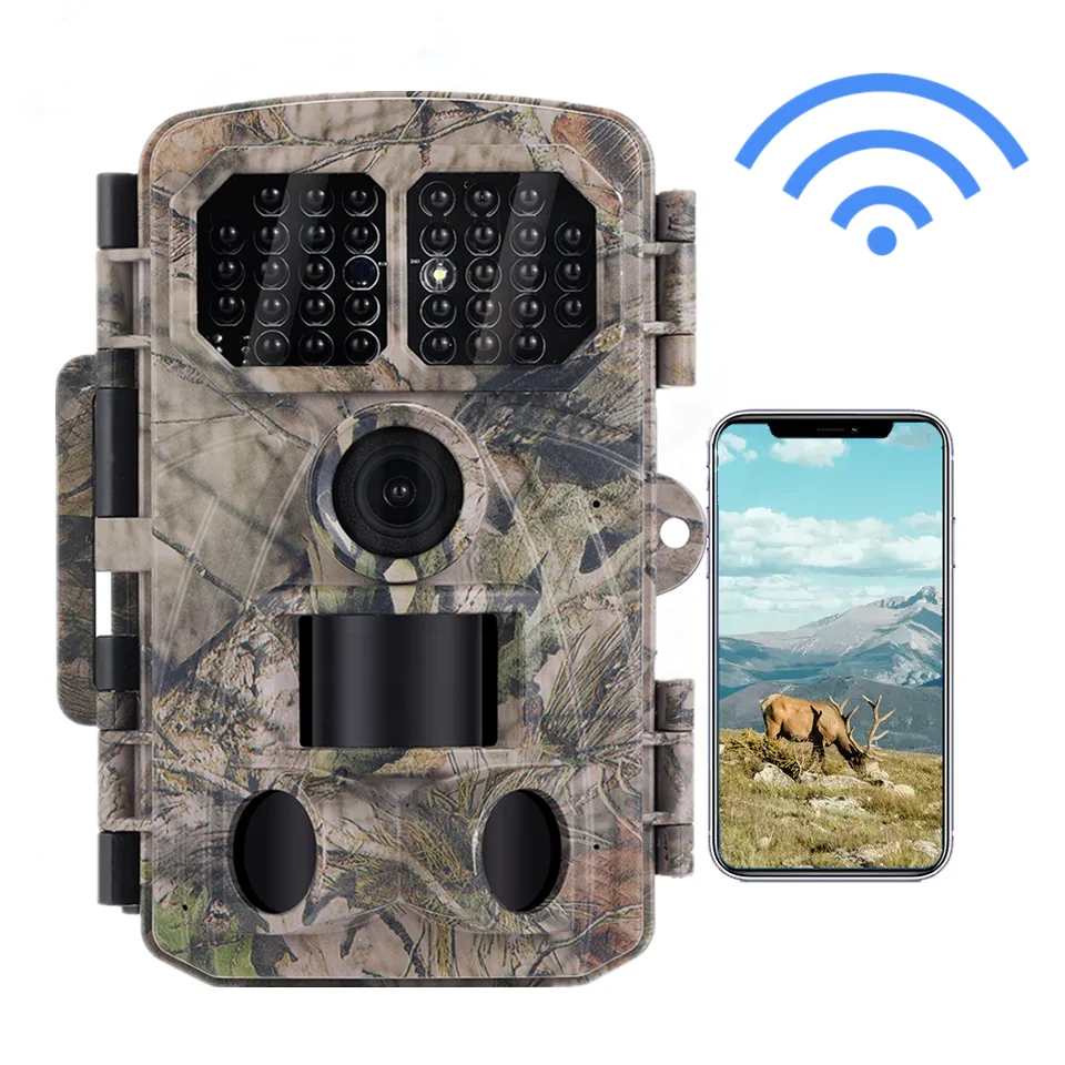 Wholesale Wireless WIFI Trail Camera Night Vision IP65 Waterproof 720P  48MP Hunting Game Camera