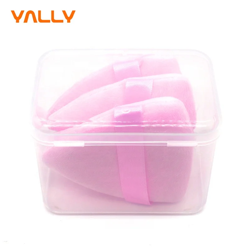 trending products 2023 new arrivals triangle pink soft beauty makeup blender custom logo make up puffs powder puff