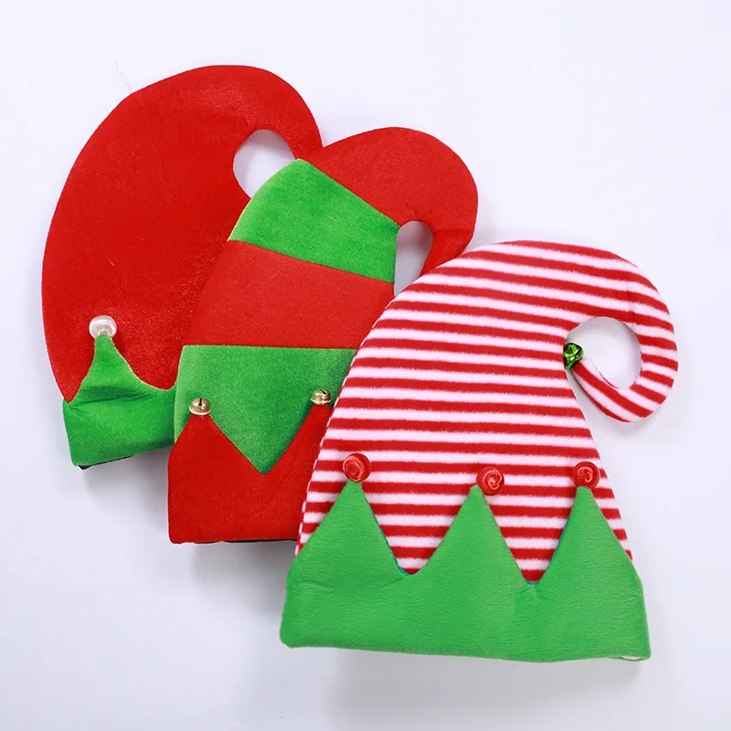 Cute Christmas hats creative shape holiday party dance dress up clown Halloween DIY Santa hat