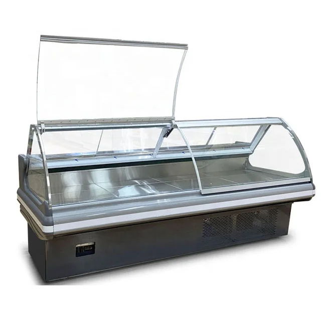 Fast Food Kitchen Equipment Food Buffet Display Chiller Fridge Deli Refrigerator