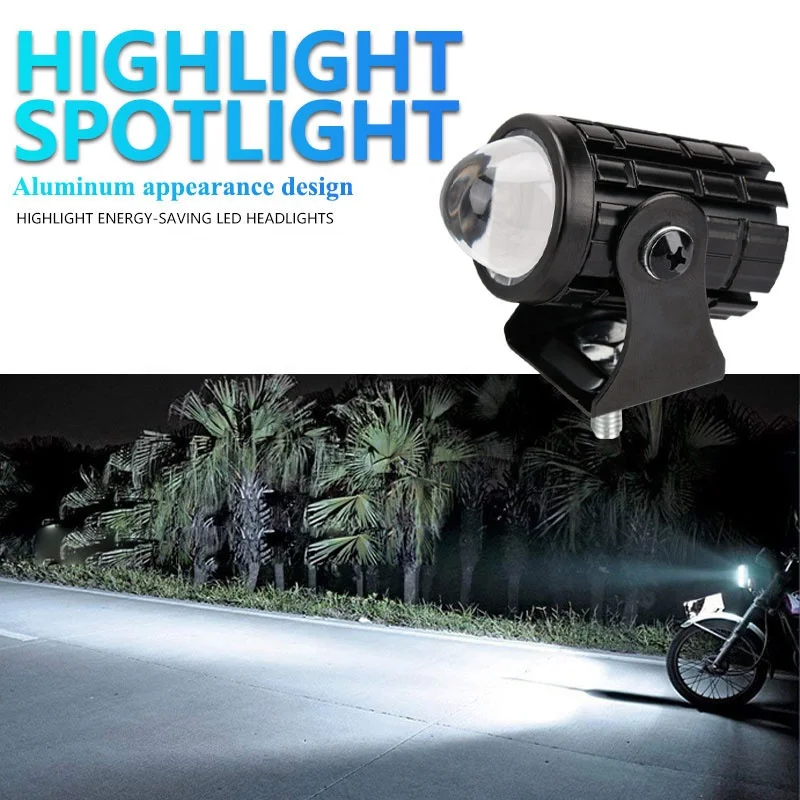 SHUNTOUR MINI Motorcycle Fog light motorcycle LED headlight Spotlight Motor Headlight for Motorcycle Accessories light