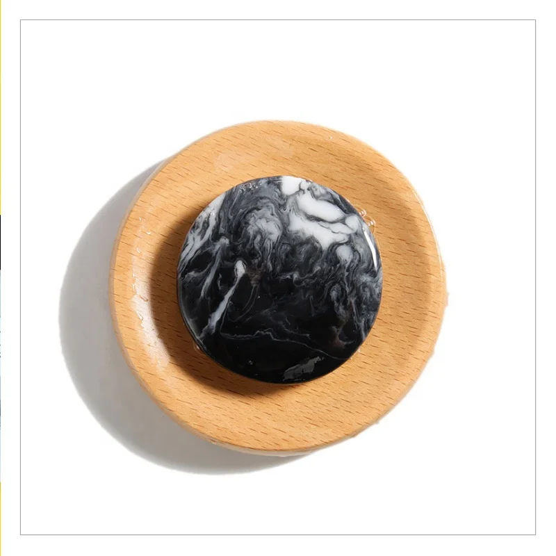 60g Best quality wholesale organic nourishing pure black deep cleansing Volcanic mud handmade soap