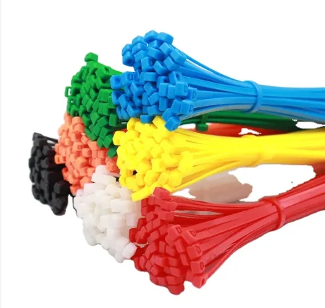 Customized Color Plastic Cable Ties 4.8*450mm Heavy Duty Nylon66 Cable Zip Tie Nylon Tag
